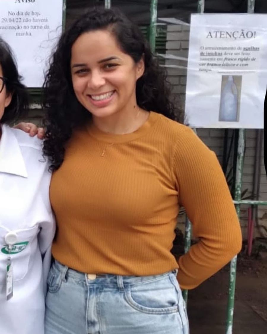 Antes — aluna Ana